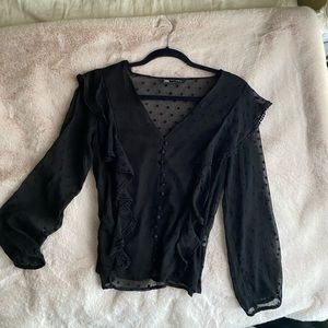 Zara Black Blouse